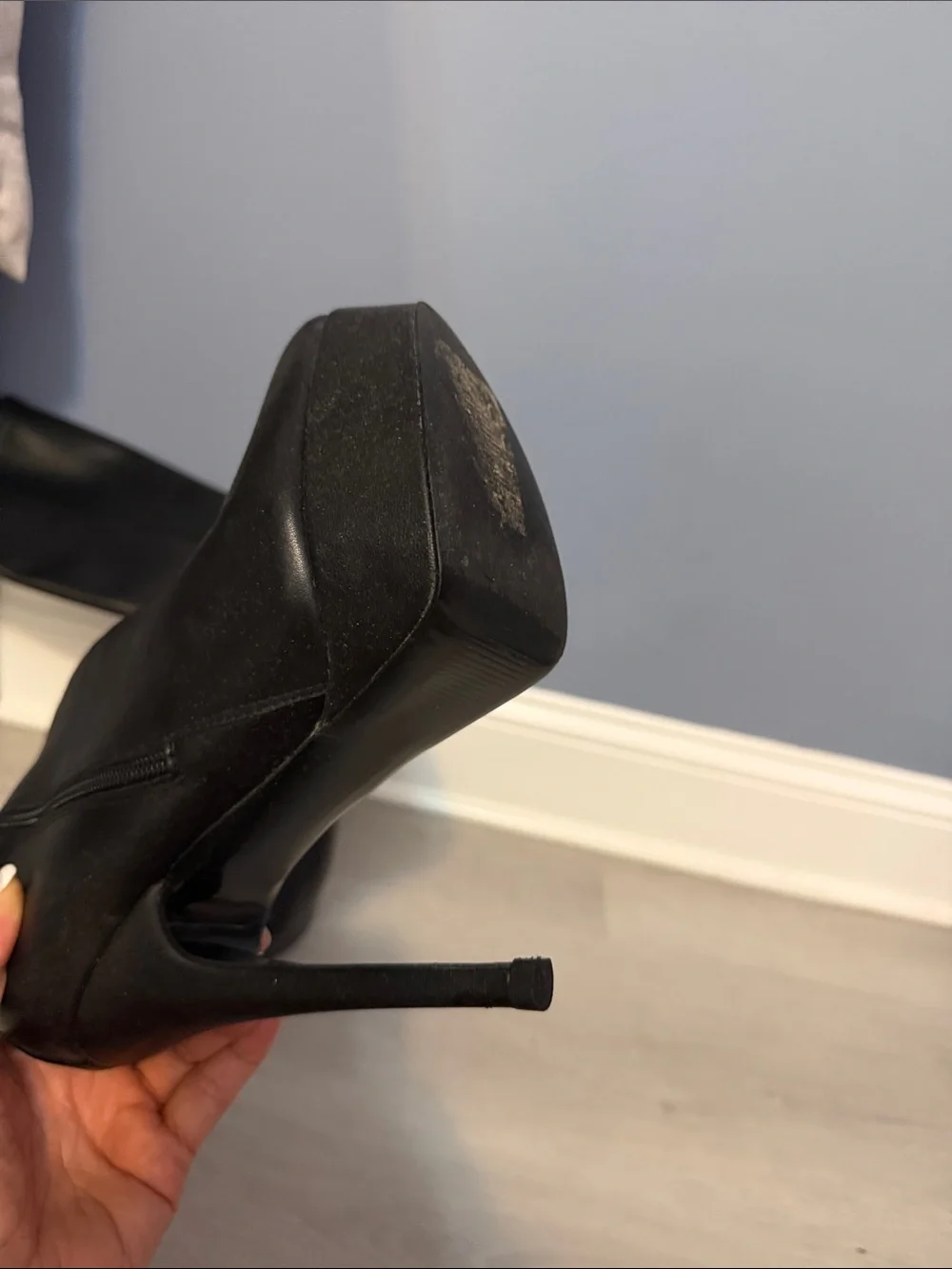 Guess Black Over-the-Knee Pointed Toe Boots